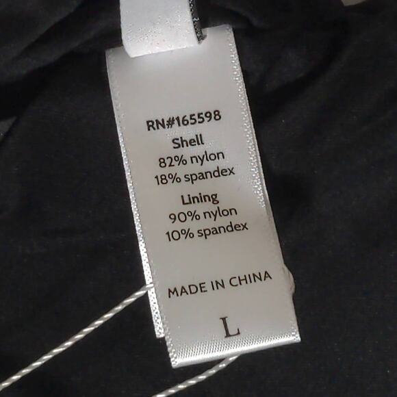 Andie The Santorini Black One Piece Keyhole Cutout Adjustable New L - Picture 11 of 15